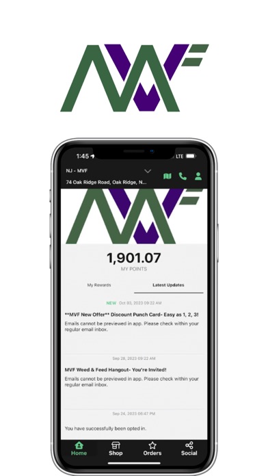 MVF Dispensary Screenshot