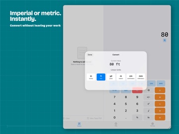 CutOnce - Builder's Calculator iPad screenshot