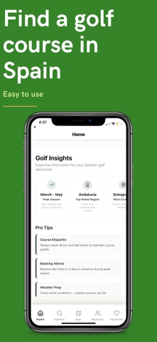 Golf Club Spain App screenshot
