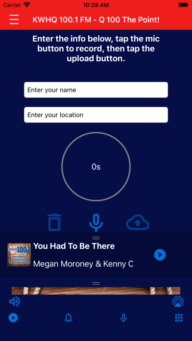 KWHQ-FM Screenshot