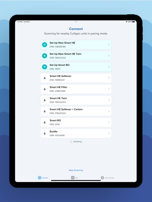 Culligan Service Pro iPad screenshot 1 - Utilities app
