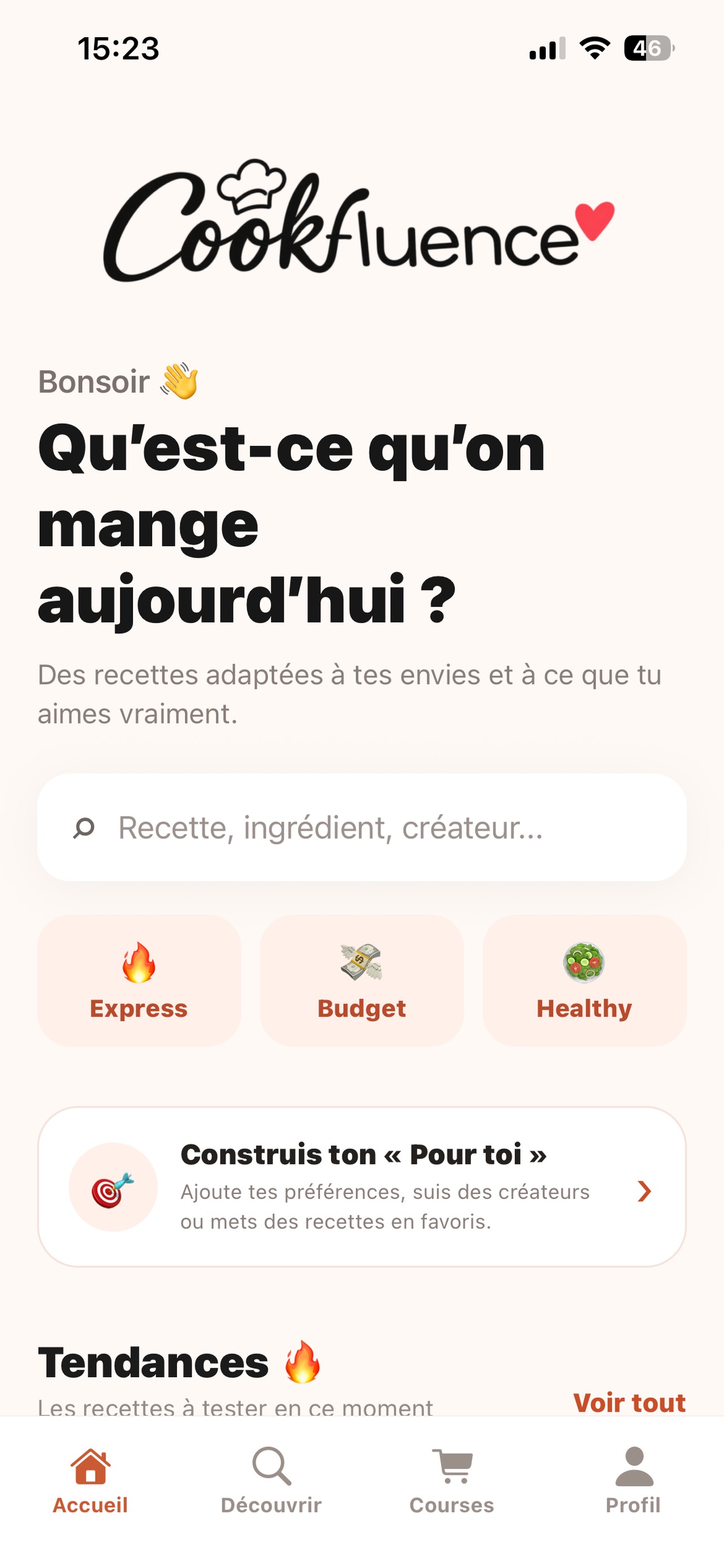 Screenshot 1 of CookFluence