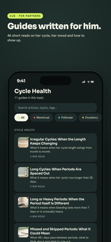 Cue: Her Cycle Decoded Screenshot 4 of 6