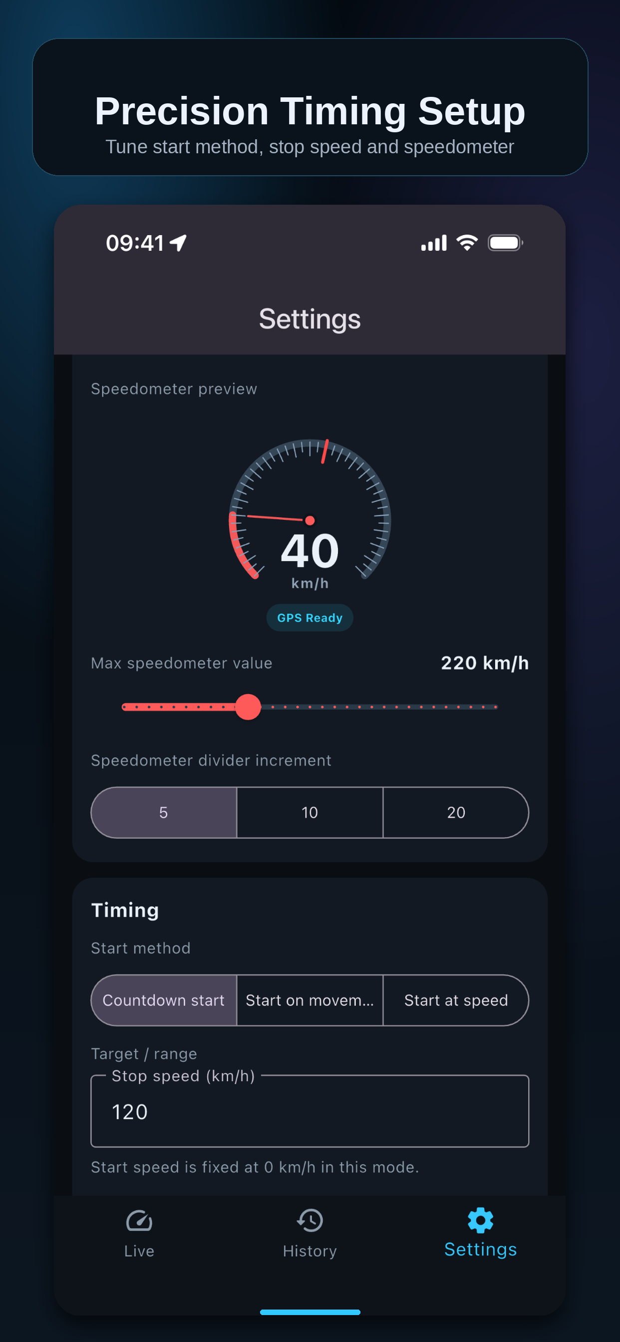 Accel Timer: GPS Speedometer screenshot 6