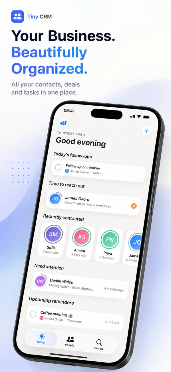 Tiny CRM Pro screenshot