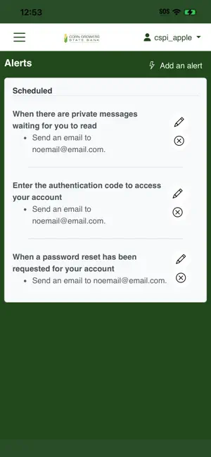Corn Growers State Bank Mobile screenshot 4