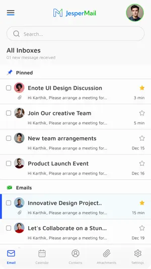 Jesper Mail screenshot 1