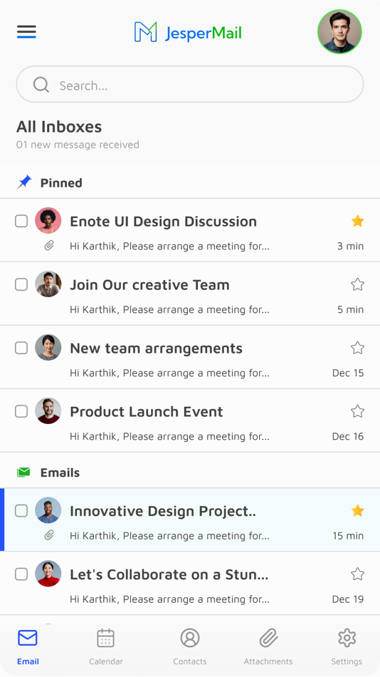 #1. Jesper Mail (iOS) Podle: JESPER APPS SOFTWARE SERVICES PRIVATE LIMITED