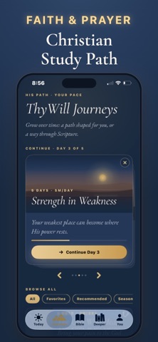 ThyWill: Bible Verse Journeys iPhone screenshot 2