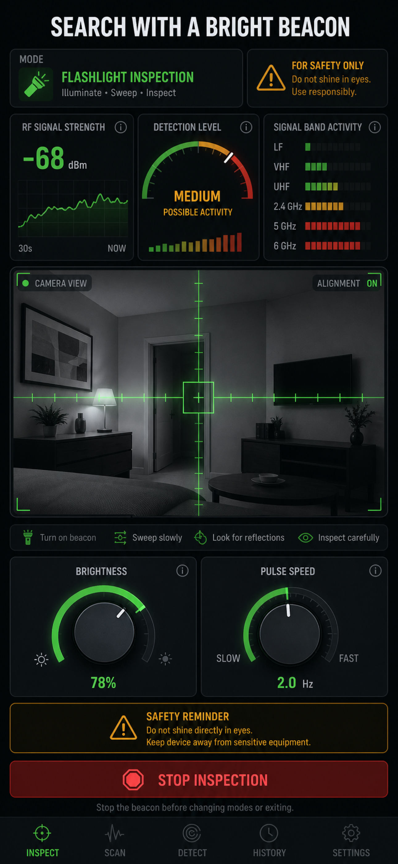 Spy Cam Detector: Bug Radar screenshot 7