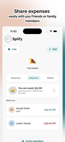 Splify - Track Group Expenses screenshot
