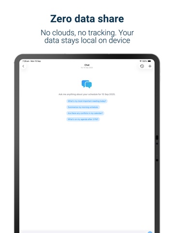 EchoDay: AI Calendar Planner iPad screenshot