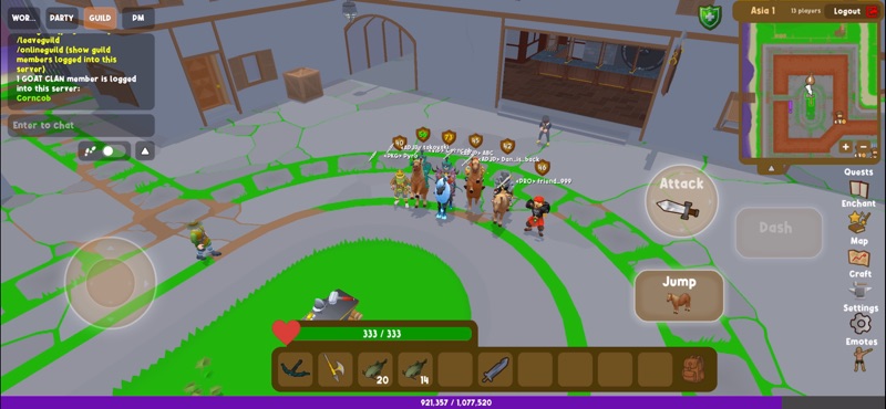 EmberQuest.io screenshot 2
