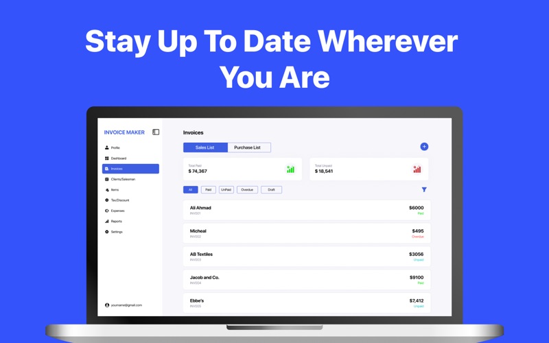 invoiceGo:Easy Invoice Maker! Screenshot