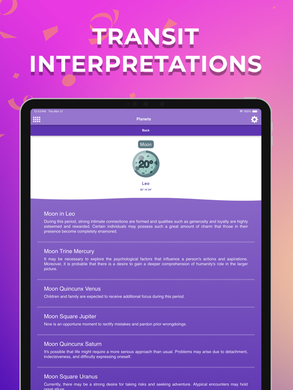 Love Horoscopes iPad screenshot 5 - Lifestyle app