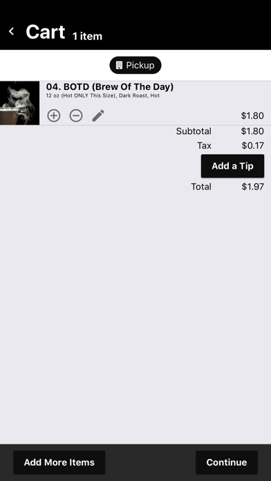 Mugsy's Coffee Company Screenshot