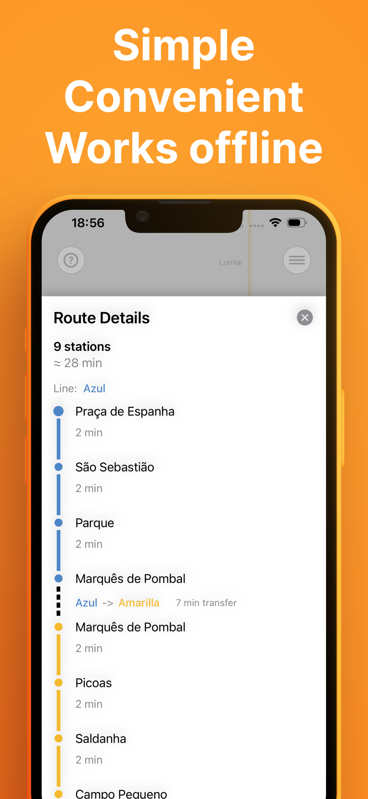 Metro Portugal: Offline Map screenshot 3