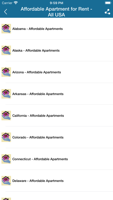 Low Cost Apartments Directory Screenshot