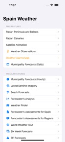 Spain Weather screenshot