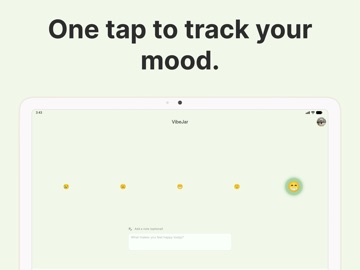 VibeJar-Mood Tracker & Journal iPad screenshot