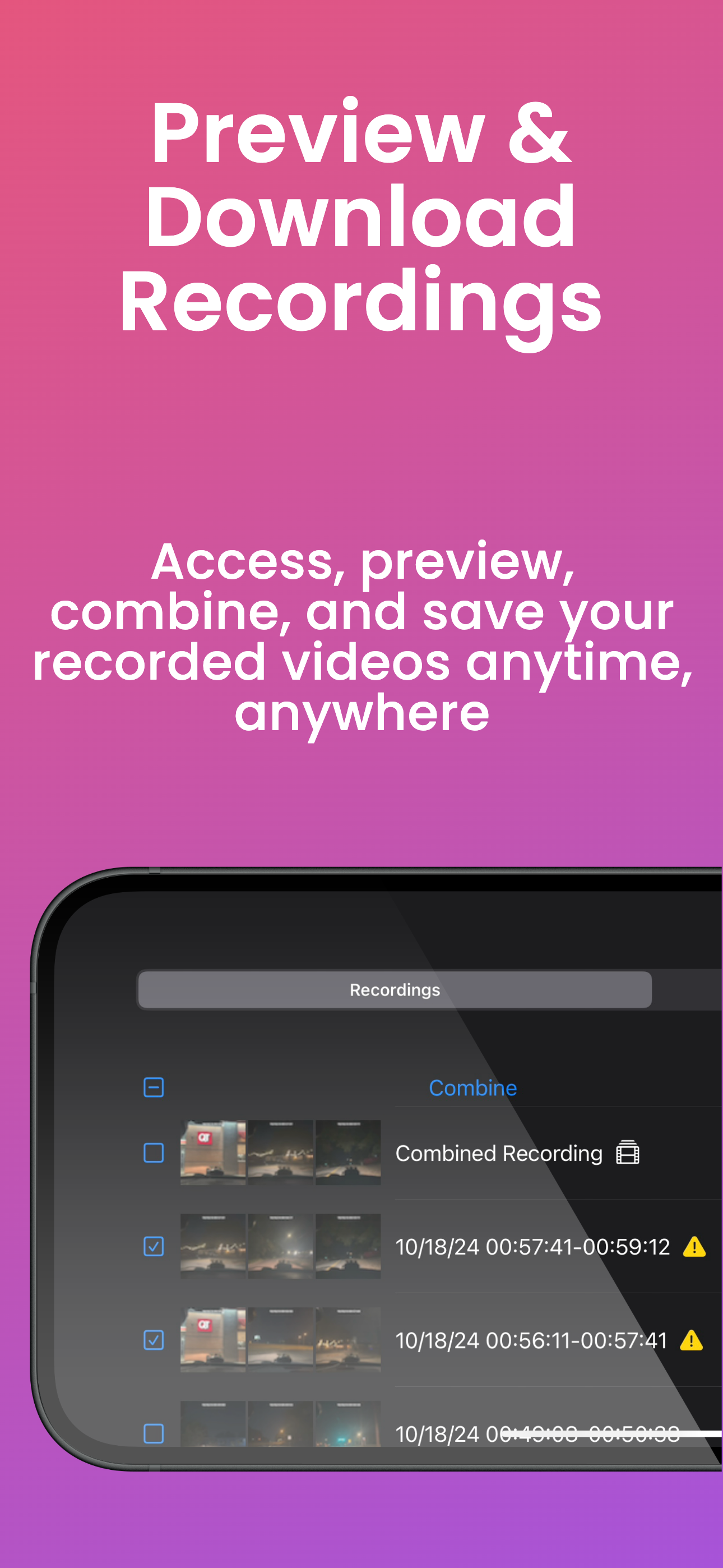 Dashr - The Dashcam App screenshot 3