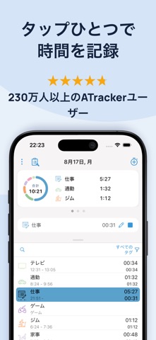 ATracker PRO - デイリータスクトラッキング のスクリーンショット