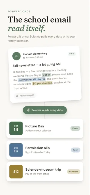 Solenne: Family Calendar screenshot 1