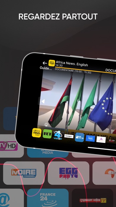 Chaînes tv·watched tv channels Screenshot