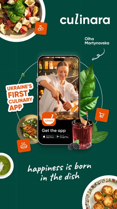 Culinara: Chefs’ Video Recipes iPhone screenshot 1 - Food & Drink app