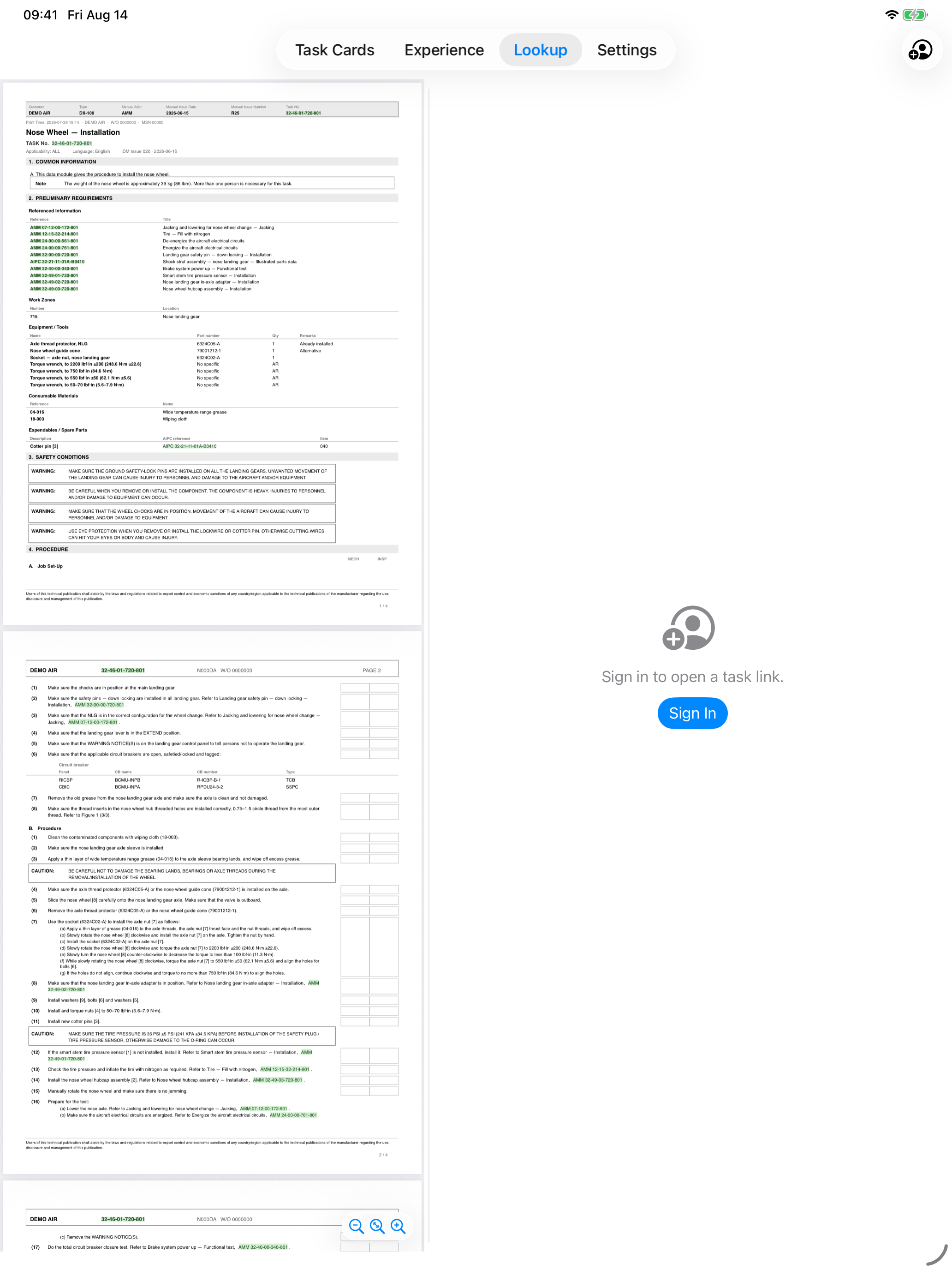 Aircraft Maintenance Assist screenshot 9