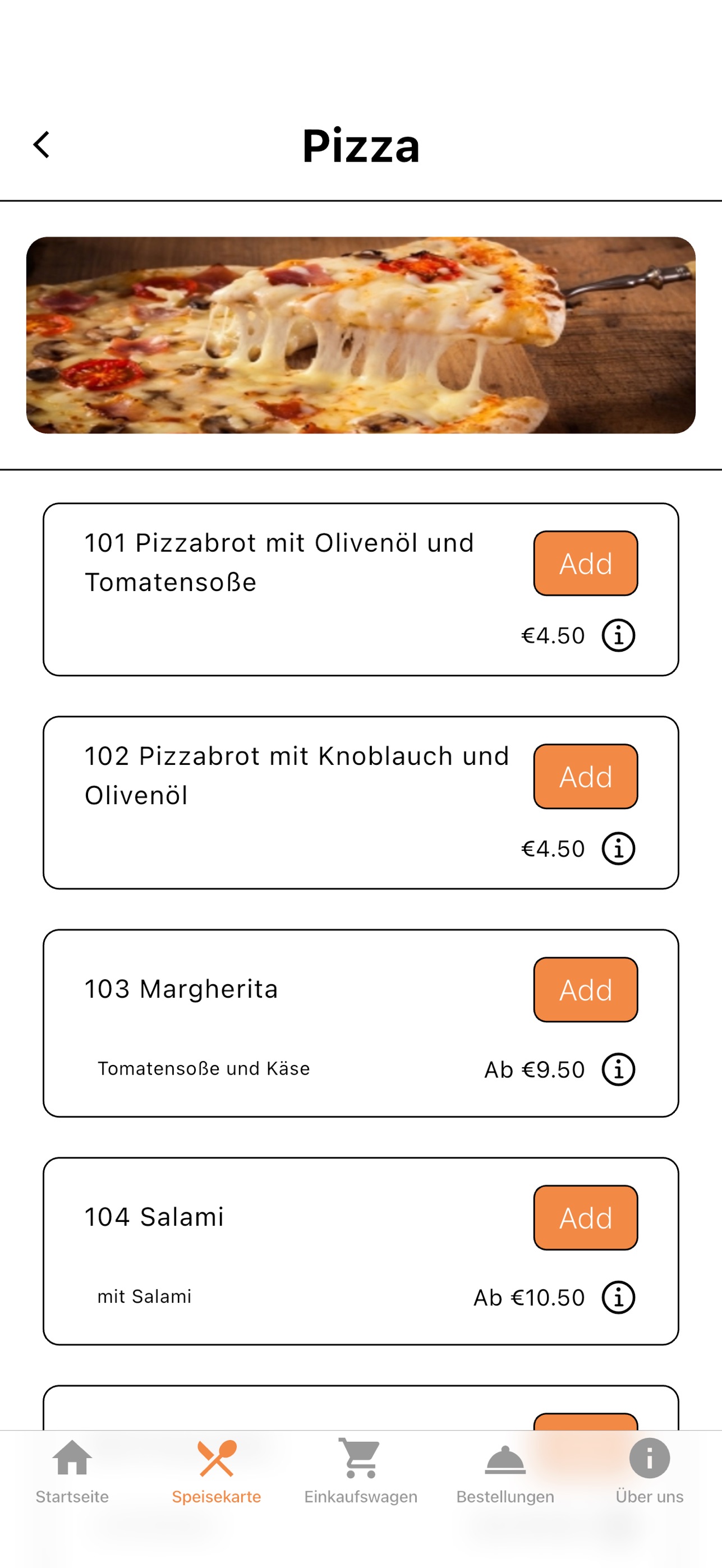 Screenshot 3 of Pizza Central Baienfurt