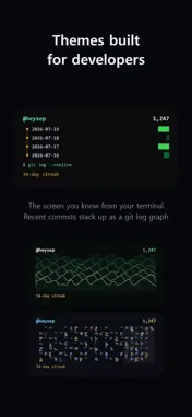 GitGarden: Commit Graph Widget screenshot 3