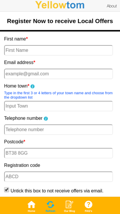 App screenshot