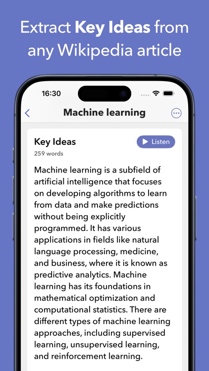 Key Ideas in 5 minutes