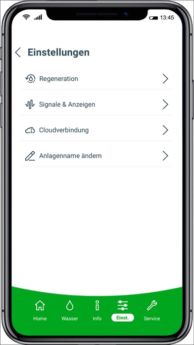 Grünbeck myProduct Screenshot