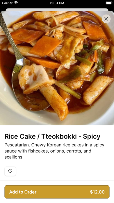 MOA Korean BBQ iPhone screenshot 4 - Food & Drink app