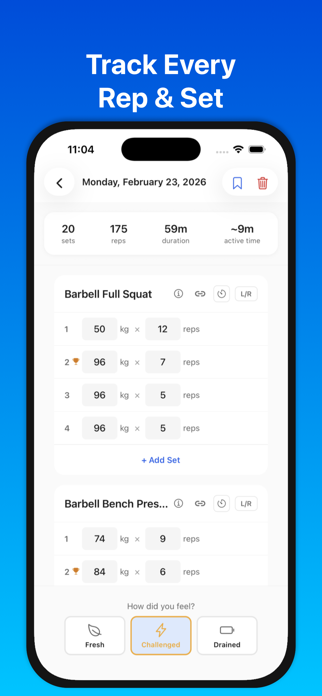 BaseLift: Workout Tracker Screenshot 1 of 8