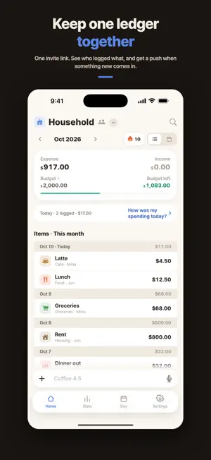 Monoline: AI Expense Tracker screenshot 2
