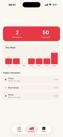 Tether: Focus Timer Screenshot 2 of 3