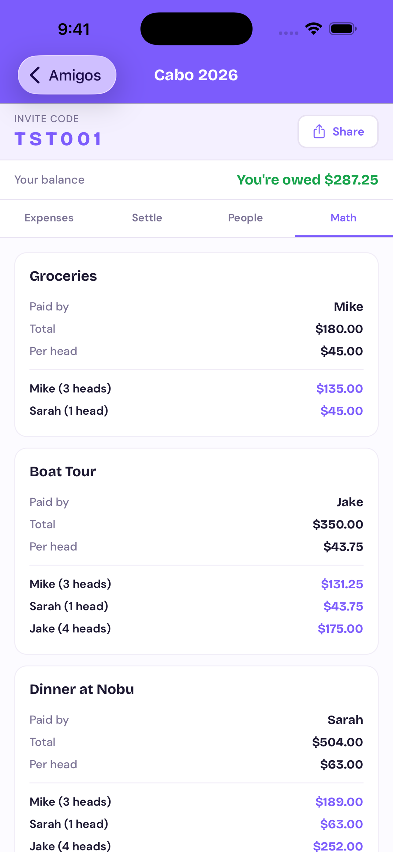 Amigos: Trip Expense Splitter screenshot 6