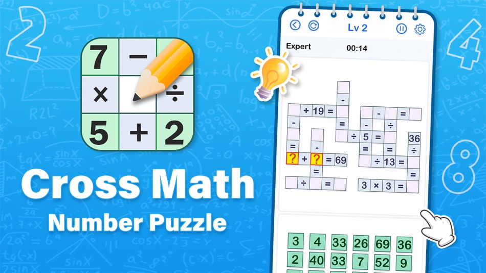 #6. Cross Math - Math Game (iOS) By: Joy Star Games