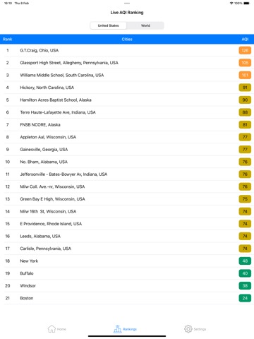 Air Quality & Pollen Trackerのおすすめ画像6