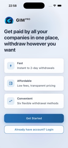 GIM Pro — Global Payouts Screenshot 1 of 6