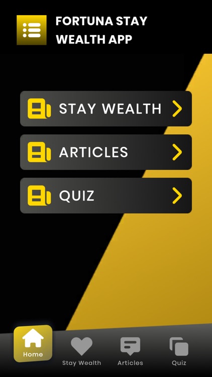 Stay Wealth App