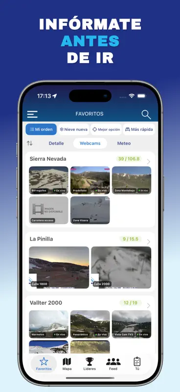 Estaciones Esquí y Webcams screenshot 3 of 8