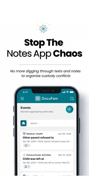 DocuFam: Custody & Event Log screenshot 2