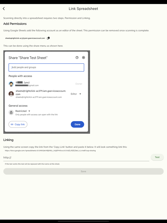 Screenshot #5 pour QR Sidekick (Scan to Sheets)