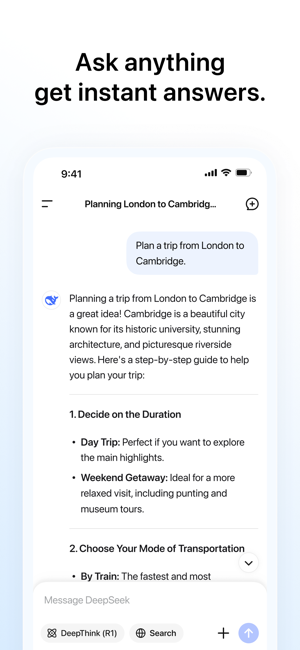‎DeepSeek - KI-Assistent Screenshot