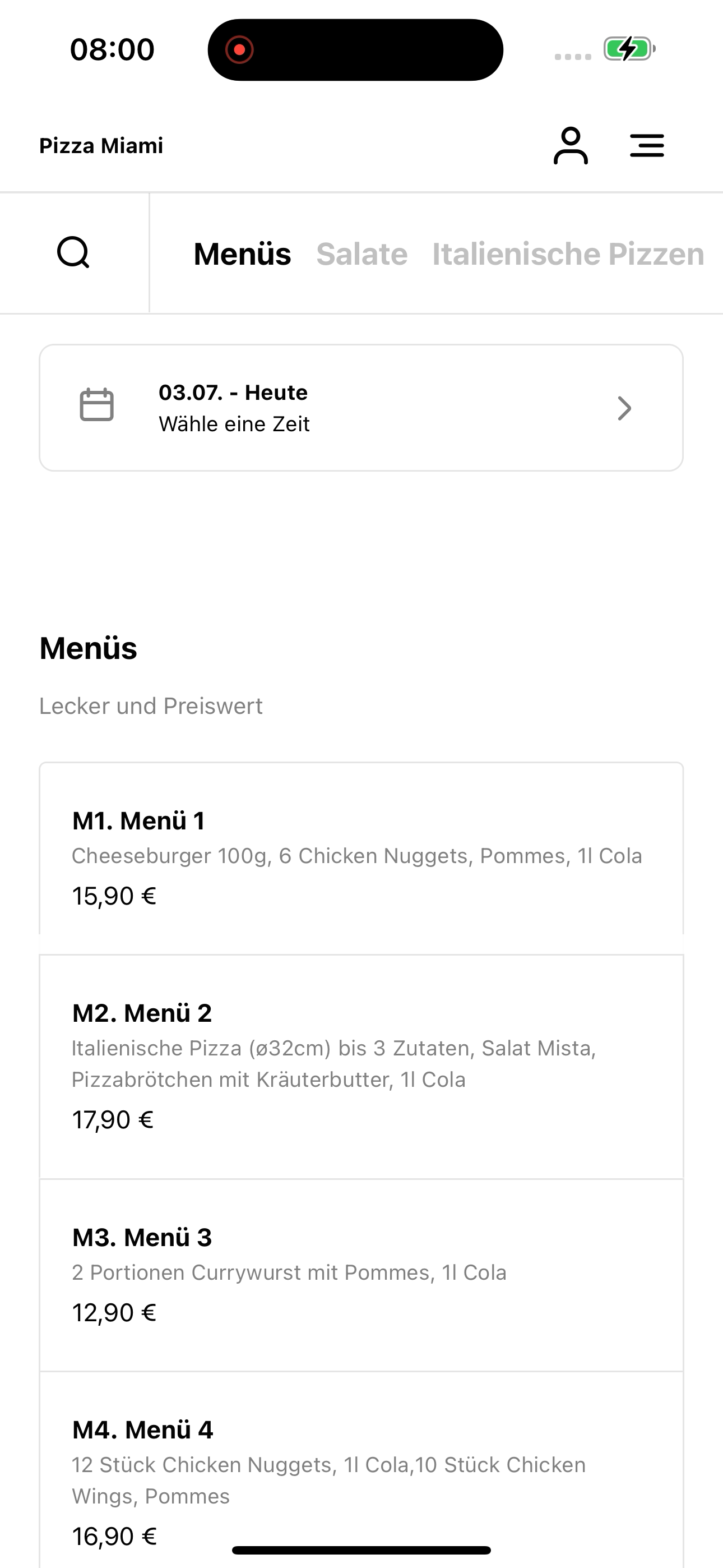 Pizza Miami Niederkrüchten