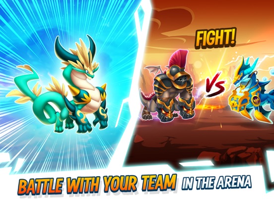 Dragon City: Battle Adventure! iPad app afbeelding 3